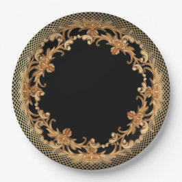 Elegant Löv Tillfälle Pappra Tallrikar