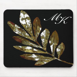 Elegant lövMonogram Mousepad Musmatta