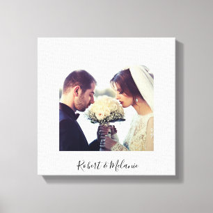 Elegant lövverk   Personlig canvastryck