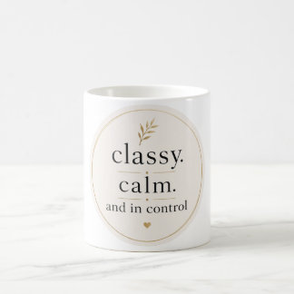 Elegant Lugn och Kontroll Kaffe Mugg