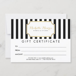 Elegant Luxe Bold Rand Gift Certificate