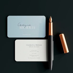 Elegant Luxe Snyggt Calligraphy Professionell Visitkort