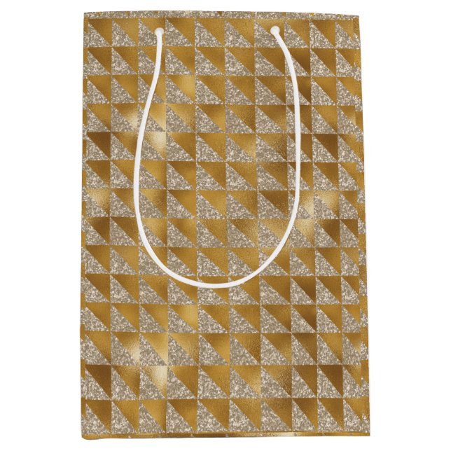 Elegant Luxurij Guld Silver Glitter Gnistra (Framsidan)