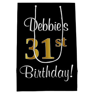 Elegant, luxuriös, Faux Guld Se 31an födelsedag