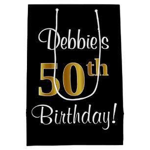 Elegant, luxuriös, Faux Guld ser 50:e födelsedagen