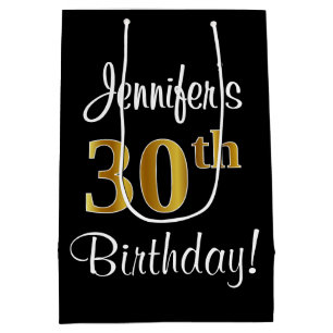 Elegant, luxuriös, Faux Guld Titta 30års födelseda