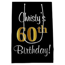 Elegant, luxuriös, Faux Guld Titta 60:e födelsedag