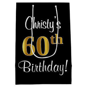 Elegant, luxuriös, Faux Guld Titta 60:e födelsedag