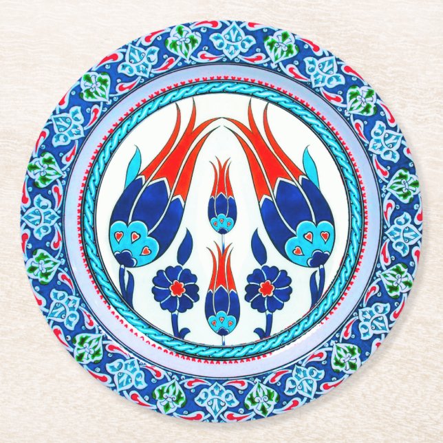 Elegant Luxuriöst Pappert Underlägg (Framsidan)