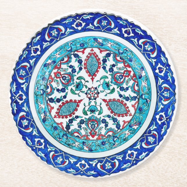 Elegant Luxuriöst Pappert Underlägg (Framsidan)