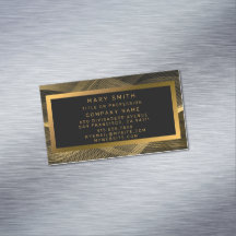 Elegant Luxury Guld Black Wave