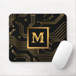 Elegant Luxury Professionell Monogrammed Musmatta