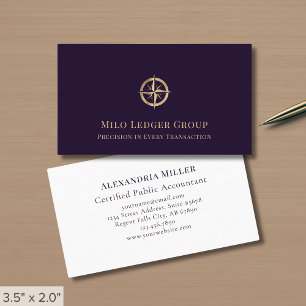 Elegant Luxury Professionell Services Visitkort