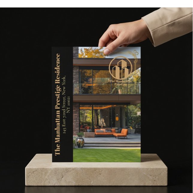 Elegant Luxury Real Estate Photo Property Listing  Reklamblad (Skapare uppladdad)