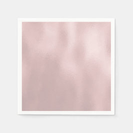 Elegant Luxury Ro guld Glass Struktur Pappersservett