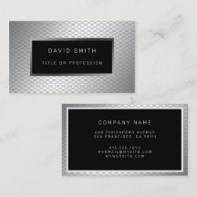Elegant Luxury Silver Metall