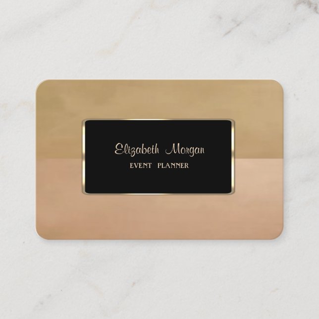 Elegant Luxury Snyggt,Ram Visitkort (Framsida)