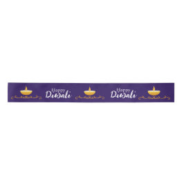 Elegant Lycklig Diwali Anpassningsbar Satin Ribbon