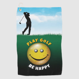 Elegant Lycklig Golfer Design
