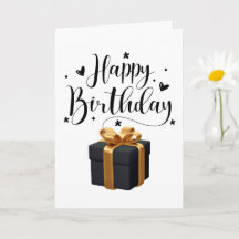 Elegant Lycklig Hälsning födelsedag