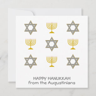 Elegant Lycklig Hanukkah Julkort