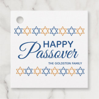 Elegant Lycklig Passover Star av David Personlig Gåvor Etiketter