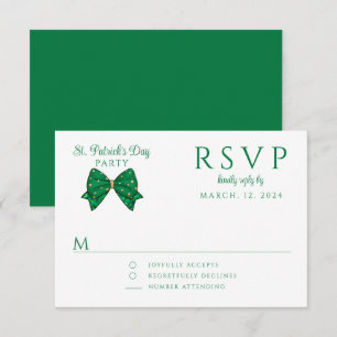 Elegant Lycklig St. Patrick's Day Party OSA Kort