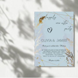 Elegant "Lyckligtvis allt efter Party"-Bröllopsfes Inbjudningar