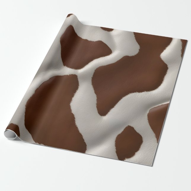 Elegant Lyx Falskt Koxläder Trendig Kollektion Presentpapper (Utrullad)