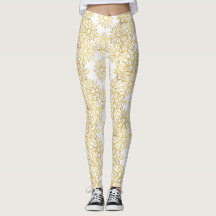 Elegant Lyx Guld Blommig Mandala Mönster