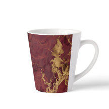 Elegant Lyx Modern Burgunder Guld Marmor