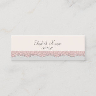 Elegant Lyx, Spets Mini Visitkort