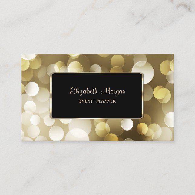 Elegant Lyx Stilfull,Bokeh Visitkort (Framsida)