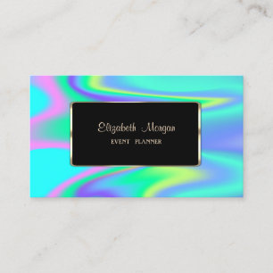 Elegant Lyx Stilfull,Modern,Holografisk Visitkort