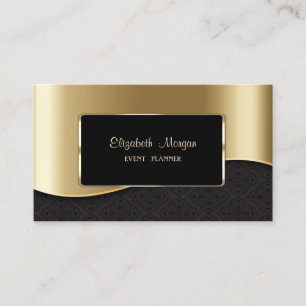 Elegant Lyx Stilfull,Professionell,Falskt Guld Visitkort