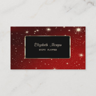 Elegant Lyx Stilren,Modern,Svart Ram Visitkort