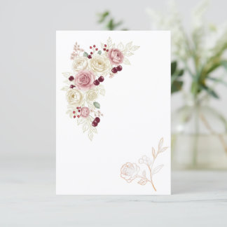 Elegant lyx tack kort