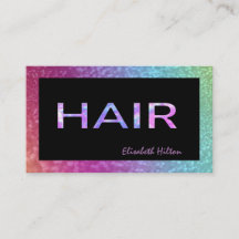 Elegant lyxglamoral glittery HAIR-holografisk
