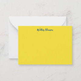 Elegant, Lyxig och Chic Guld Namn Anteckningskort