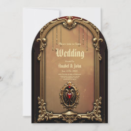 Elegant lyxigt hjärtemblem. inbjudningar