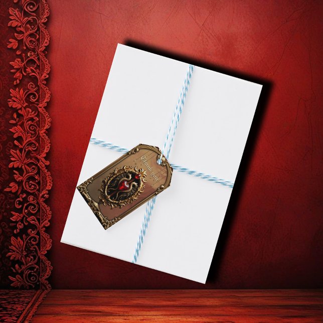 Elegant lyxigt hjärtemblem presentetikett (Skapare uppladdad)