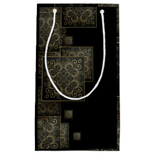 Elegant lyxsvart och guld