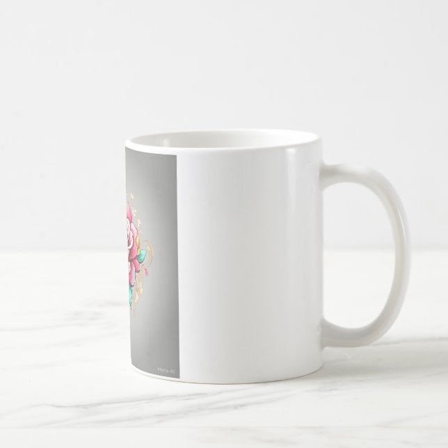 "Elegant Mag-design - en unik och modern pekskärm" Kaffemugg (Höger)
