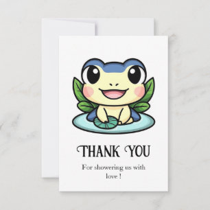 Elegant Magic Frog Baby Shower Tack Kort