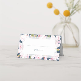 Elegant Magnolia Bröllop Bord Placeringskort