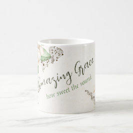 Elegant Magnolia 'Fantastisk Grace' vattenfärg Kaffemugg