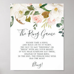 Elegant Magnolia - Spelsignalen Ring Poster