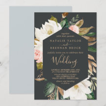 Elegant Magnolia | Svartvit Bröllop