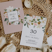 Elegant Magnolia | Vita och 30års födelsedag