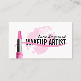 Elegant Makeupkonstnär Visitkort